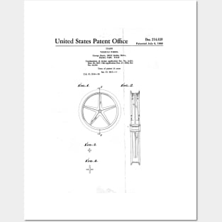 BMX Mag Wheel | Patent Drawing Posters and Art